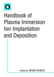 Cover of: Handbook of Plasma Immersion Ion Implantation and Deposition by Andr&eacute; Anders