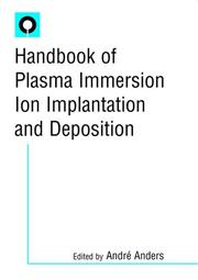 Cover of: Handbook of Plasma Immersion Ion Implantation and Deposition