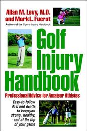 Cover of: Golf injury handbook: professional advice for amateur athletes