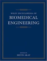 Cover of: Wiley Encyclopedia of Biomedical Engineering, 6-Volume Set
