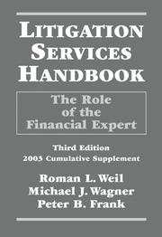 Cover of: Litigation Services Handbook: The Role of the Financial Expert 2003 Cumulative Supplement, 3rd Edition