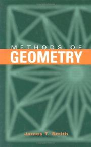 Cover of: Methods of geometry