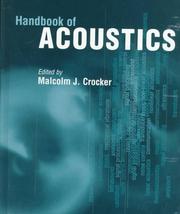 Cover of: Handbook of acoustics