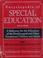 Cover of: Encyclopedia of Special Education, 3 Volume Set