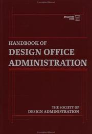 Cover of: Handbook of design office administration by Society of Design Administration