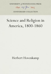 Cover of: Science and Religion in America, 1800-1860