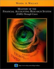 Cover of: Mastery of the Financial Accounting Research System (FARS) ThroughCases