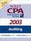 Cover of: Auditing (Wiley CPA Examination Review 2003)