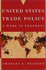Cover of: United States Trade Policy | Charles S. Pearson