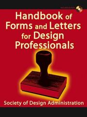 Cover of: Handbook of Forms and Letters for Design Professionals