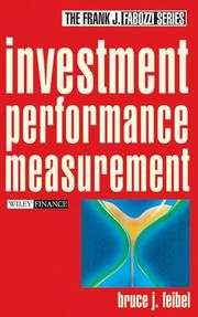 Cover of: Investment performance measurement