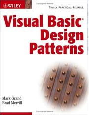 Cover of: Visual Basic .NET Design Patterns by Mark Grand, Brad Merrill