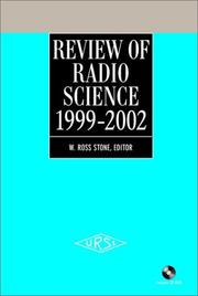 Cover of: Review of Radio Science: 1999-2002 URSI