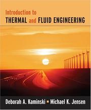 Cover of: Introduction to Thermal and Fluids Engineering