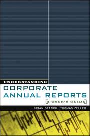 Cover of: Understanding Corporate Annual Reports | Brian Stanko
