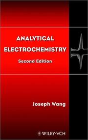 Cover of: Analytical Electrochemistry by Joseph Wang