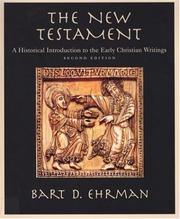 Cover of: The New Testament by Bart D. Ehrman, Bart D. Ehrman