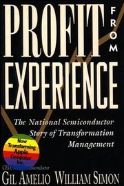 Cover of: Profit from Experience by Gil Amelio, William L. Simon