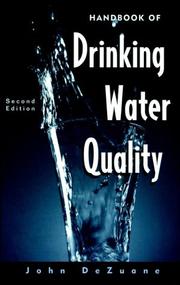 Cover of: Handbook of Drinking Water Quality by John DeZuane