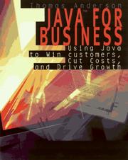 Cover of: Java for Business by Thomas Anderson