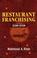 Cover of: Restaurant franchising