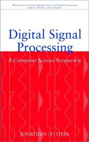Digital Signal Processing by Jonathan (Y) Stein