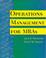 Cover of: Operations management for MBAs