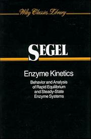 Enzyme Kinetics by Irwin H. Segel