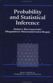 Cover of: Probability and statistical inference