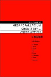 Cover of Handbook of organopalladium chemistry for organic synthesis