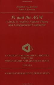 Cover of: PI and the AGM: A Study in Analytic Number Theory and Computational Complexity