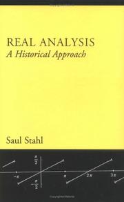 Cover of: Real analysis by Saul Stahl