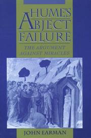 Cover of: Hume's abject failure: the argument against miracles