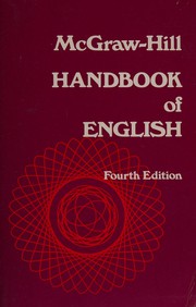 Cover of: McGraw-Hill handbook of English by Harry Shaw