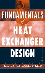 Cover of: Fundamentals of Heat Exchanger Design