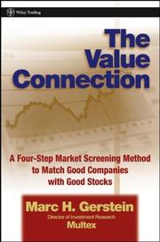 The Value Connection by Marc H. Gerstein