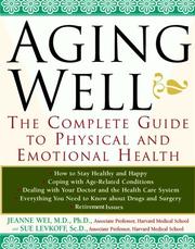 Cover of: Aging Well by Jeanne Y. Wei, Sue Levkoff