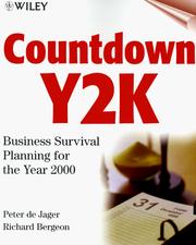 Cover of: Countdown Y2K: Business Survival Planning for the Year 2000