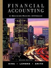 Cover of: Financial Accounting by Thomas E. King, Valdean C. Lembke, John H. Smith