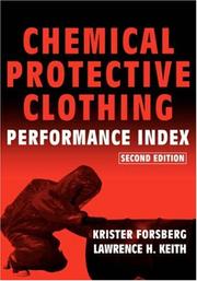 Cover of: Chemical protective clothing performance index | Krister Forsberg