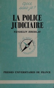 Cover of: La Police judiciaire