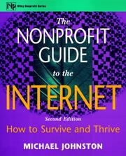 Cover of: nonprofit guide to the Internet | Michael W. Johnston