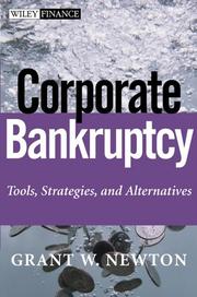 Cover of: Corporate Bankruptcy: Tools, Strategies, and Alternatives