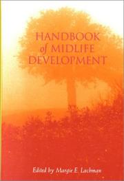Cover of: Handbook of Midlife Development by Margie E. Lachman