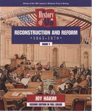 Reconstruction and Reform (Reconstructing America- 1865-1890) by Joy Hakim