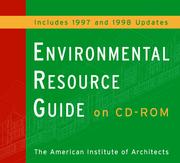Cover of: The Environmental Resource Guide by The American Institute of Architects