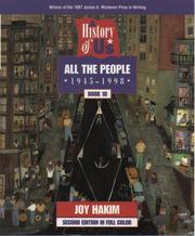 Cover of: All the People-(1945- 1998) by Joy Hakim