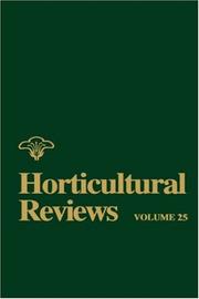 Cover of: Horticultural Reviews by Jules Janick, Jules Janick