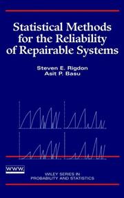 Cover of: Statistical Methods for the Reliability of Repairable Systems by Steven E. Rigdon, Asit P. Basu