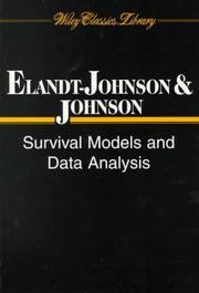 Cover of: Survival models and data analysis by Regina C. Elandt-Johnson